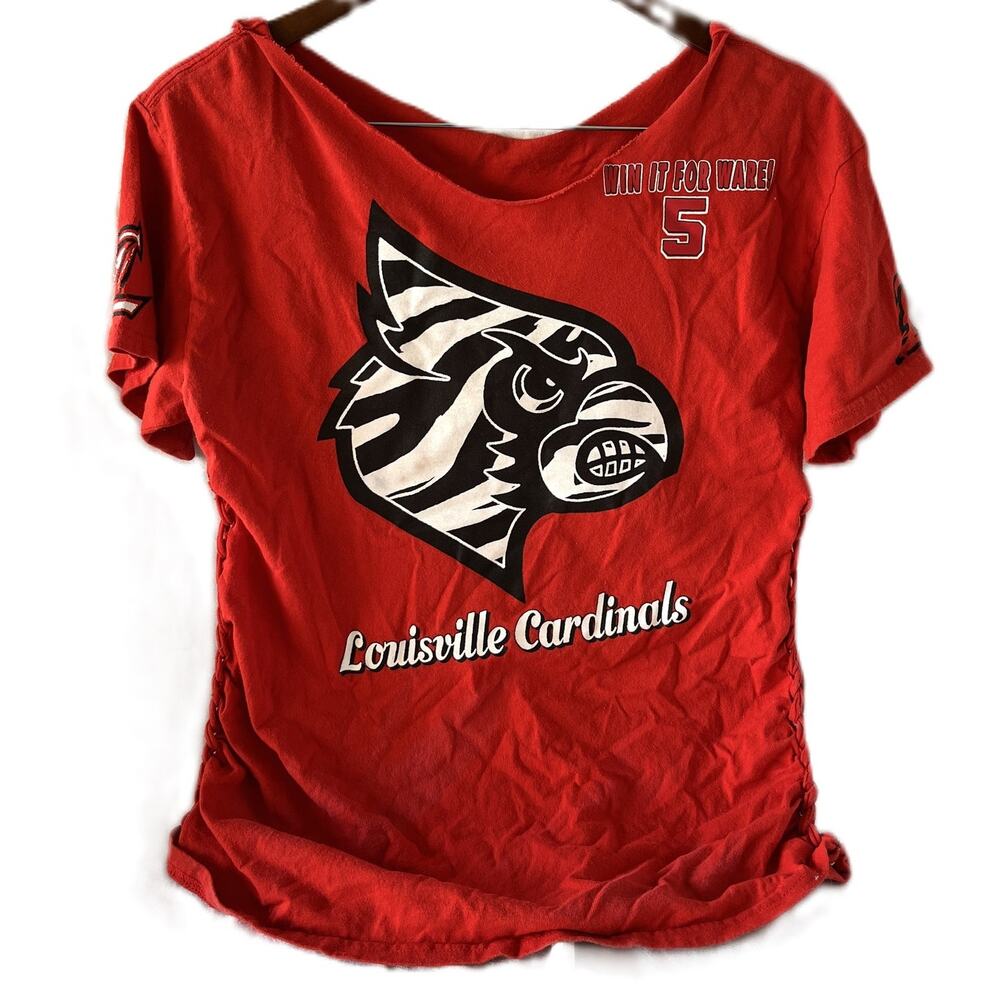 2013 UofL Final Four Win it for Ware Braided Sides Tee Shirt